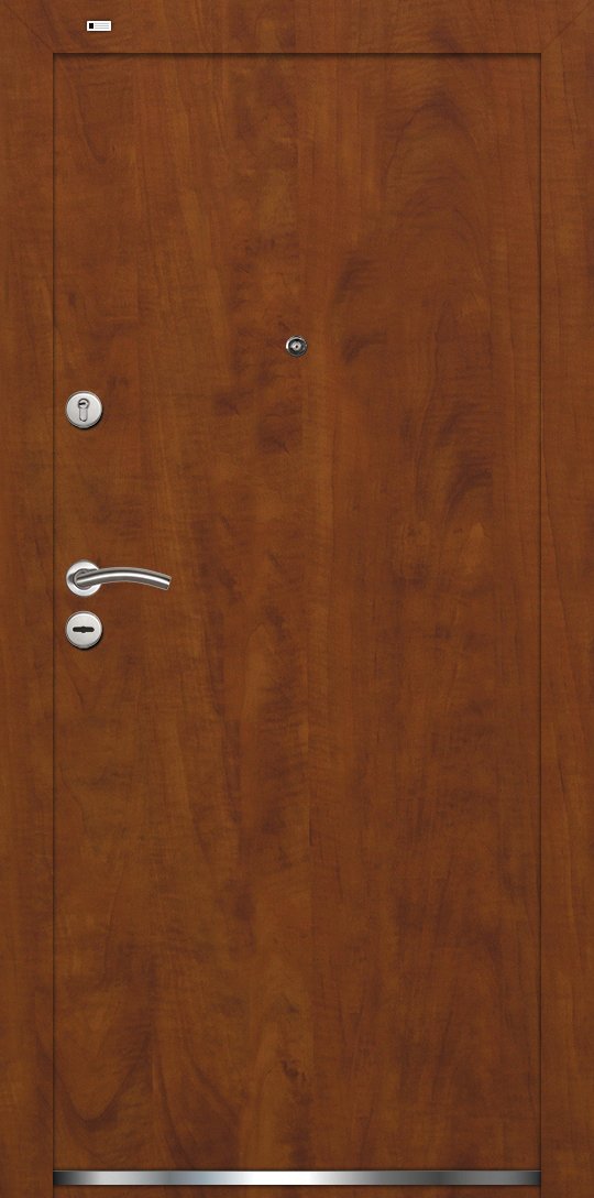 Nívó biztonsági ajtó Standard Fóliázott szín - Calvados