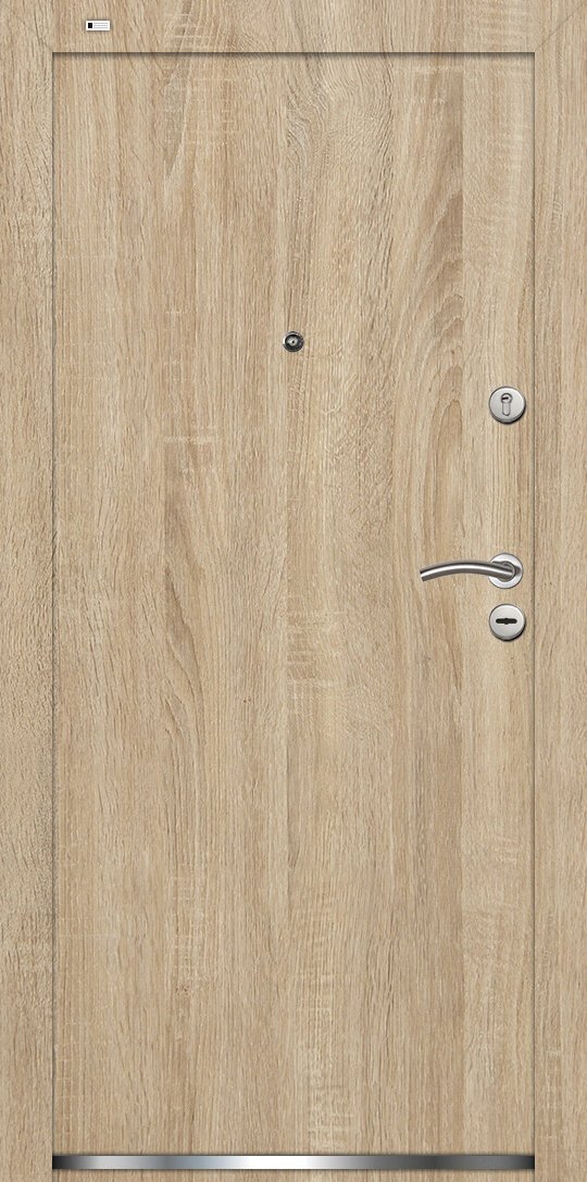 Nívó biztonsági ajtó Standard Fóliázott szín - Szonoma tölgy